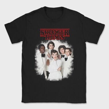 Stranger Things Group Vintage, Tricou Barbati (Unisex)