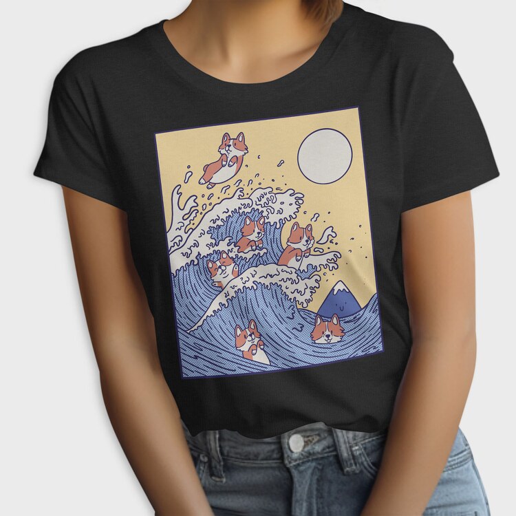 Corgi Big Wave, Tricou Femei