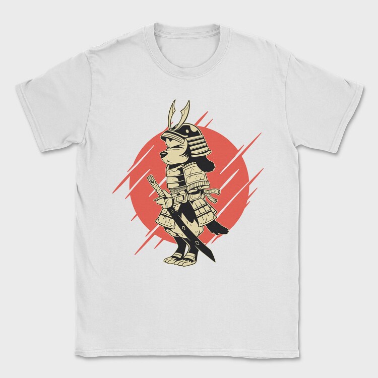 Samurai Dog, Tricou Barbati (Unisex)