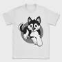 Pomsky Dog, Tricou Barbati (Unisex)