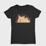 Cute Cat Eating Pizza All I Need Is My Cat And, Tricou Femei