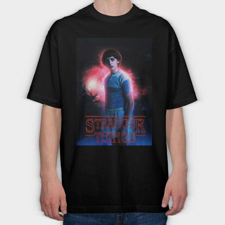 Stranger Things Halo, Tricou Oversize Barbati (Unisex)