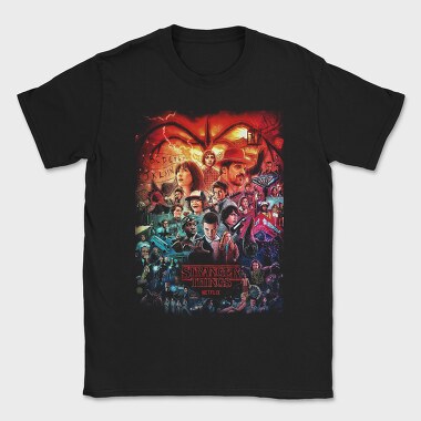 Stranger Things Nostalgia, Tricou Barbati (Unisex)
