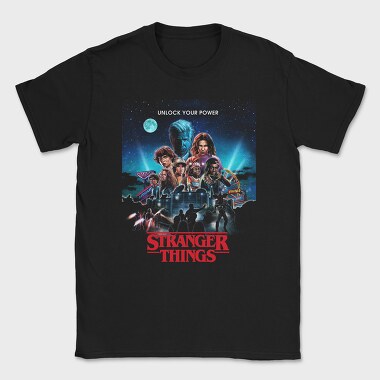 Stranger Things Power, Tricou Barbati (Unisex)