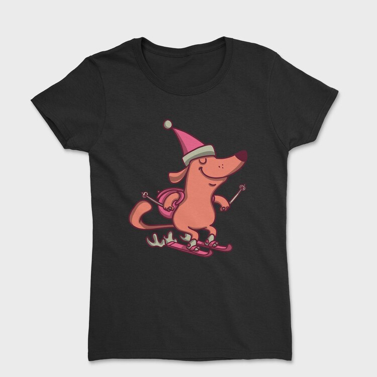 Dog Skiing, Tricou Femei