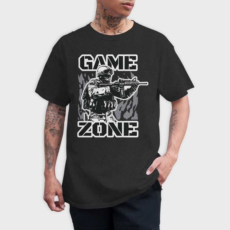 Game Zone Tactical, Tricou Barbati (Unisex)