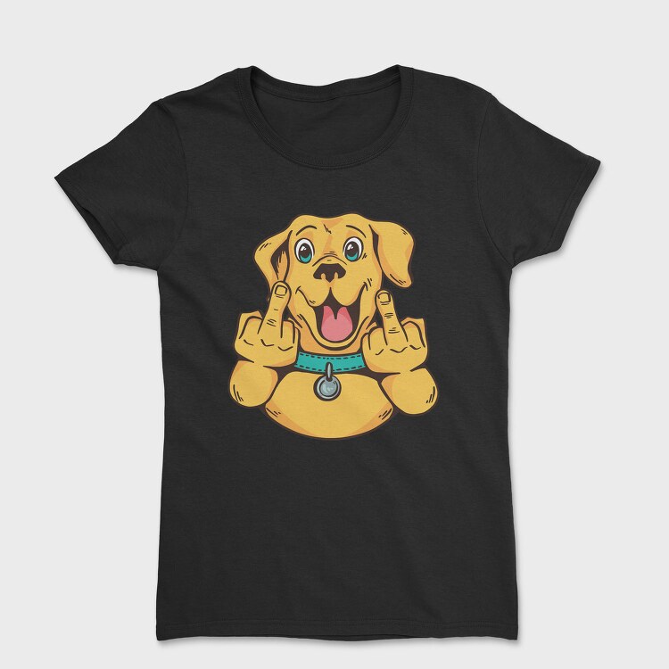 Middle Finger Labrador, Tricou Femei