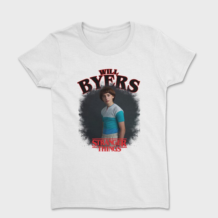 Stranger Things Will Byers Halftone, Tricou Femei
