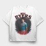 Stranger Things Will Byers Halftone, Tricou Oversize Barbati (Unisex)