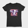 Tricou Femei Imprimat digital direct in tesatura, bumbac premium 100%.