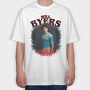 Stranger Things Will Byers Halftone, Tricou Oversize Barbati (Unisex)