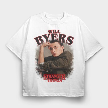 Stranger Things Will Byers, Tricou Oversize Barbati (Unisex)