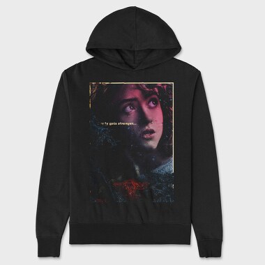 Strangerly Gets Stranger, Hanorac Oversize Barbati (Unisex)