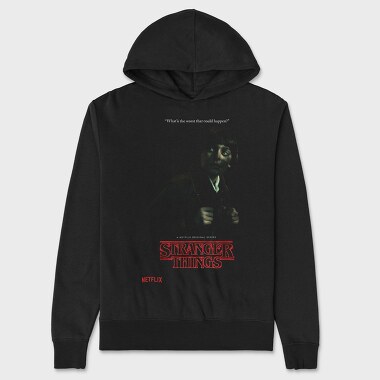 Strangers Things, Hanorac Oversize Barbati (Unisex)