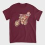 Santa Motorbike, Tricou Barbati (Unisex)