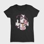 Cow Cartoon Middle Finger, Tricou Femei