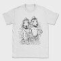 Dachshund Dogs And Beer Daschund Sketch Gc, Tricou Barbati (Unisex)