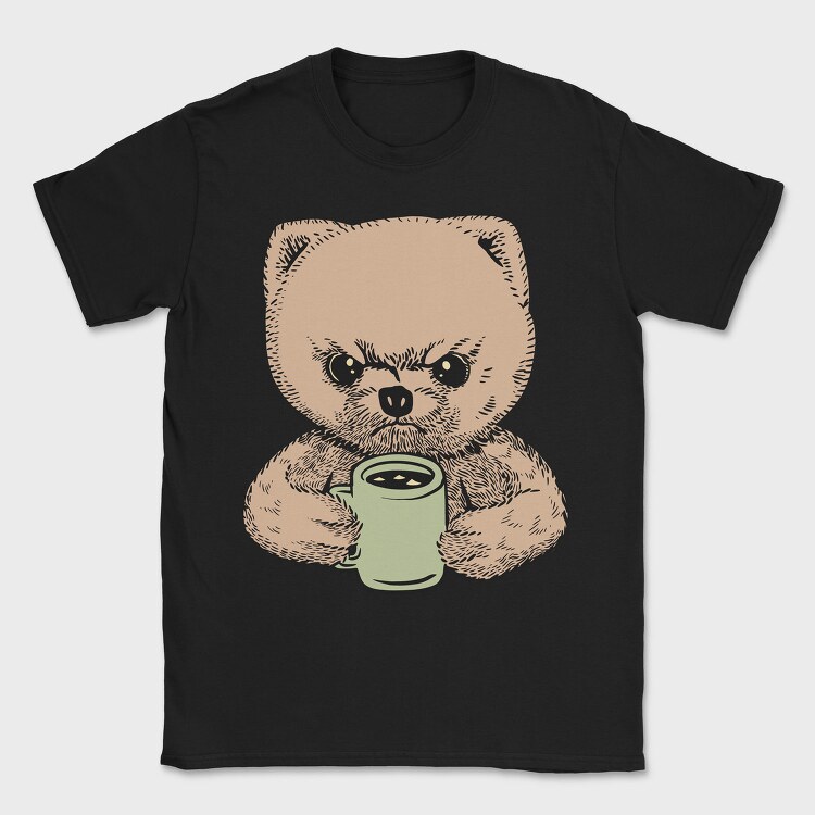 Angry Pomeranian, Tricou Barbati (Unisex)