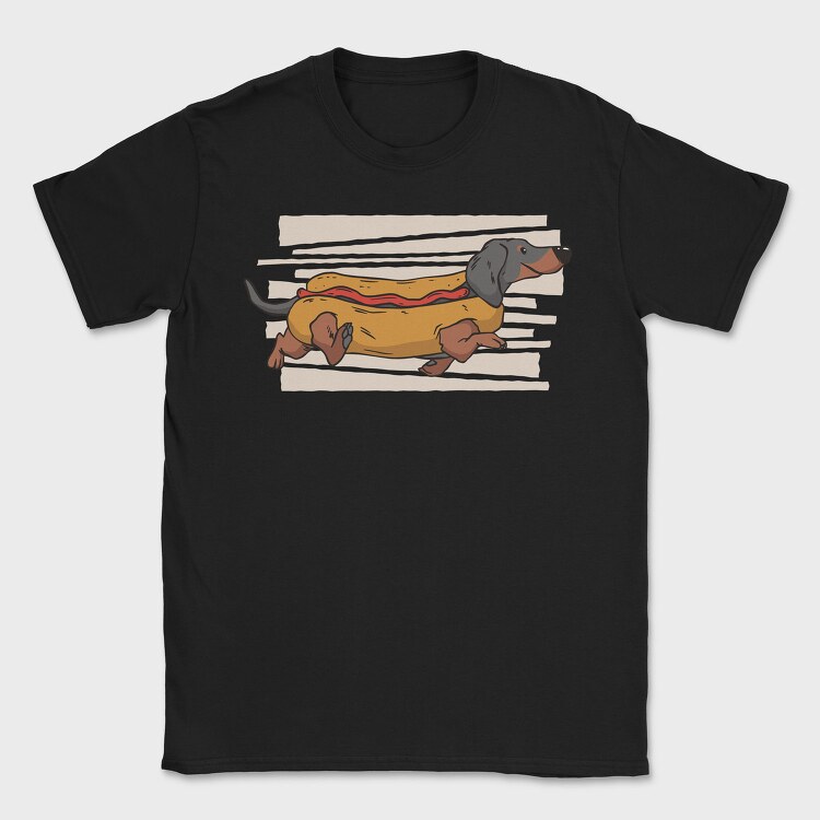 Hot Dog, Tricou Barbati (Unisex)