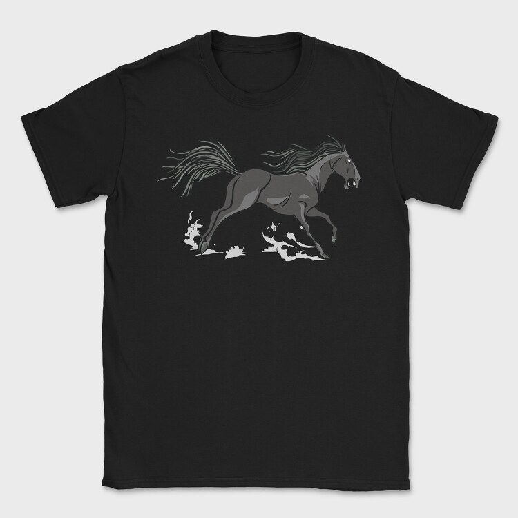 Horse Run, Tricou Barbati (Unisex)
