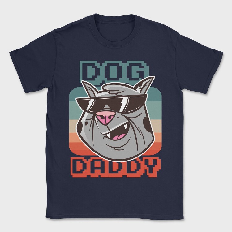 Dog daddy, Tricou Barbati (Unisex)