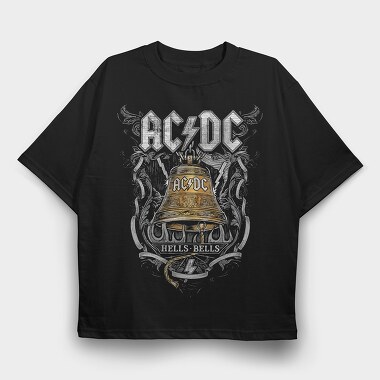 ACDC 4, Tricou Oversize Barbati (Unisex)