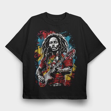 Bob Marley 2, Tricou Oversize Barbati (Unisex)
