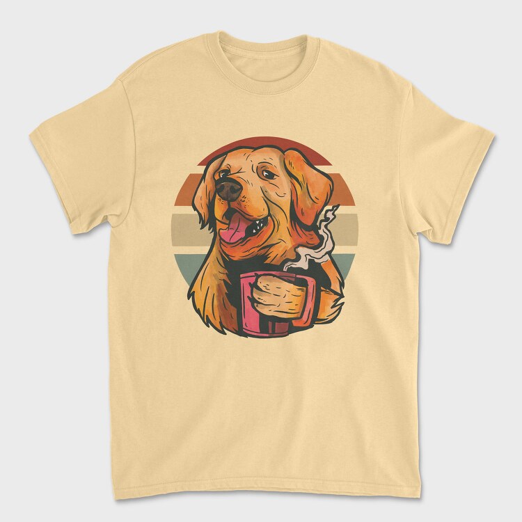 Golden Retriever, Tricou Barbati (Unisex)