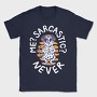 Never Sarcastic Dalmata, Tricou Barbati (Unisex)