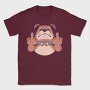 Dog Middle Finger, Tricou Barbati (Unisex)