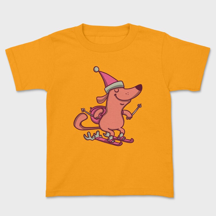 Dog Skiing, Tricou Copii