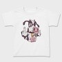 Cow Cartoon Middle Finger, Tricou Copii