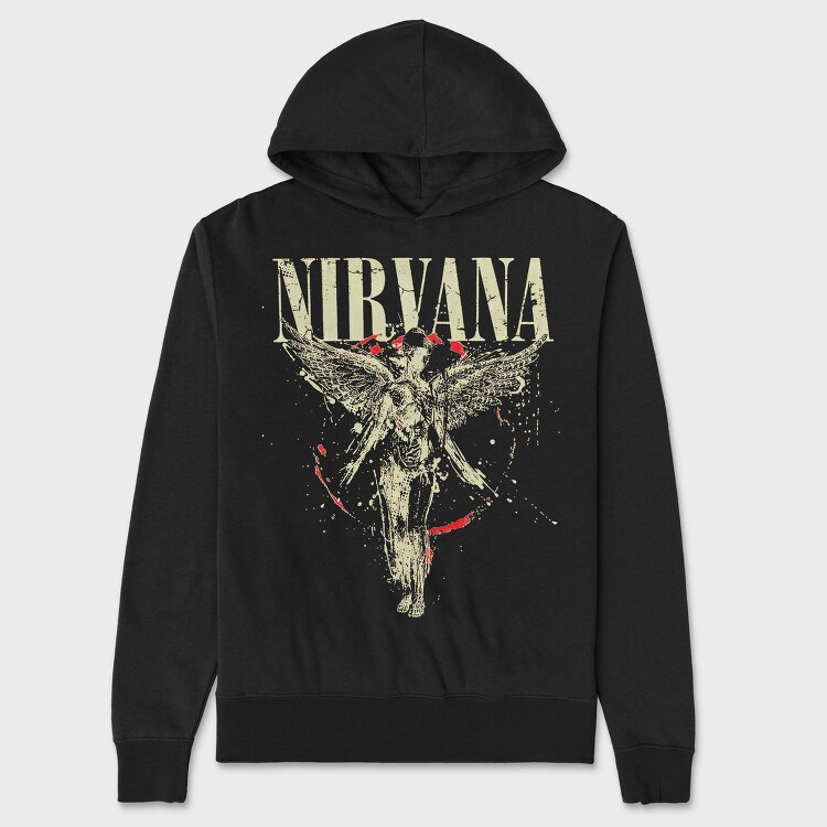 Nirvana 2, Hanorac Oversize Barbati (Unisex)