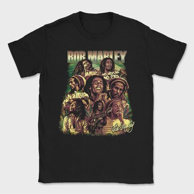 Bob Marley 4, Tricou Barbati (Unisex)