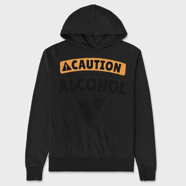 Caution May Contain Alcohol, Hanorac Oversize Barbati (Unisex)