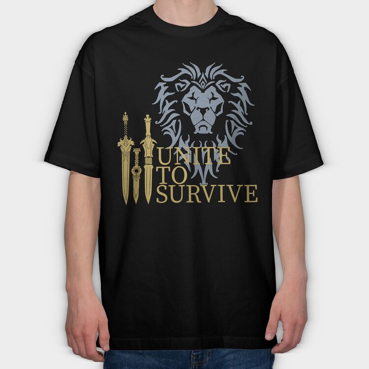 Warcraft 2, Tricou Oversize Barbati (Unisex)