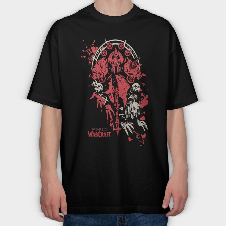 Warcraft 10, Tricou Oversize Barbati (Unisex)