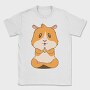 Cute Guinea Pig Yoga, Tricou Barbati (Unisex)