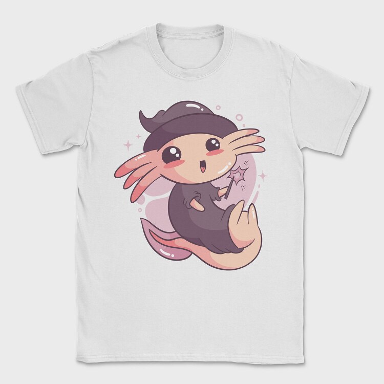 Cute Halloween Axolotl, Tricou Barbati (Unisex)