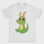 Cute Horned Crocodile Golden Horns, Tricou Barbati (Unisex)