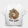 Cute Horse, Tricou Oversize Barbati (Unisex)