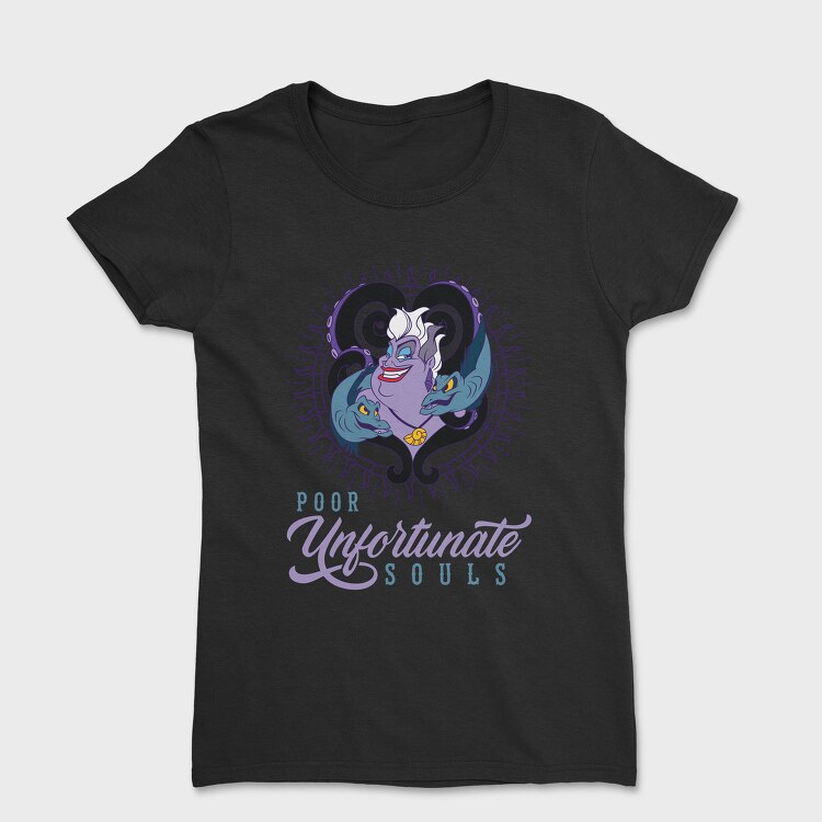 Villanas Disney Ursula A, Tricou Femei
