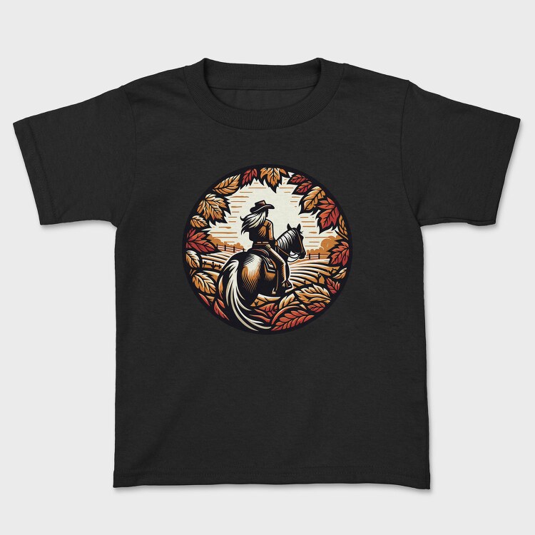Autumn Cowgirl, Tricou Copii
