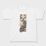 Cat Sunset Japanese Traditional, Tricou Copii