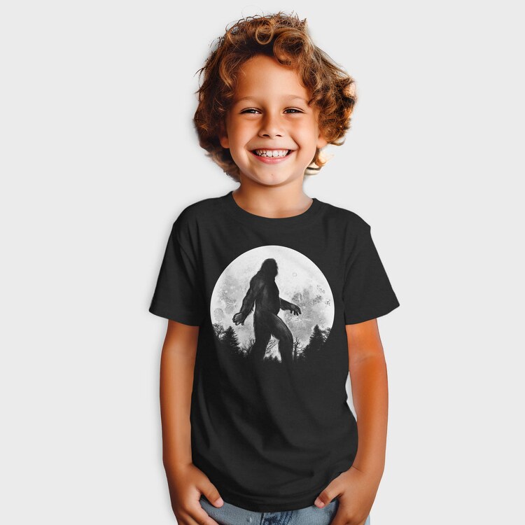 Big Foot Moon Monochrome, Tricou Copii