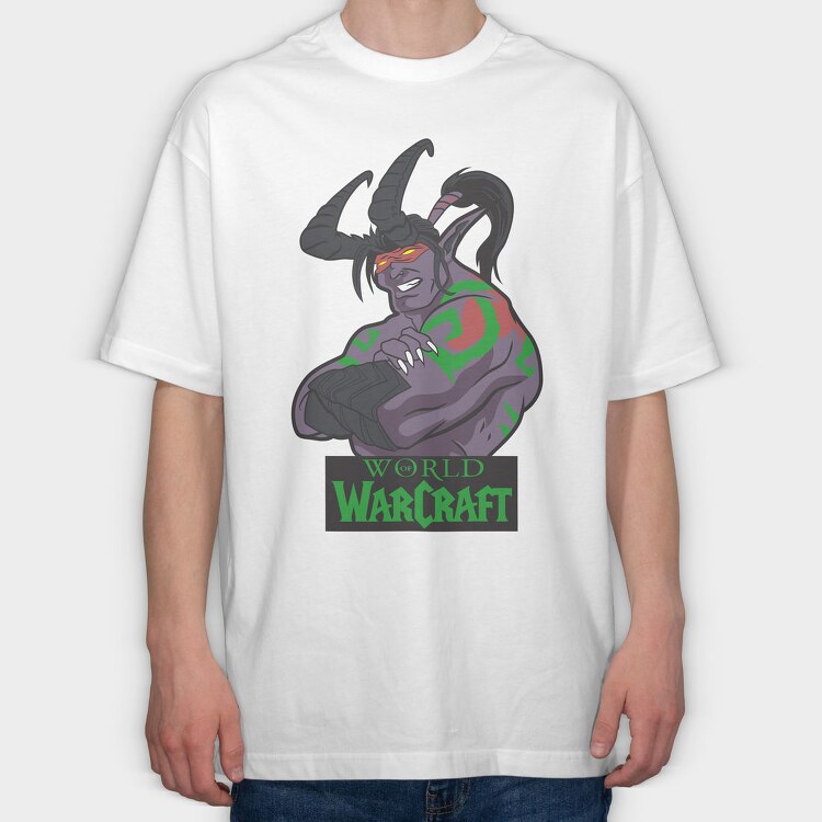 Warcraft 9, Tricou Oversize Barbati (Unisex)