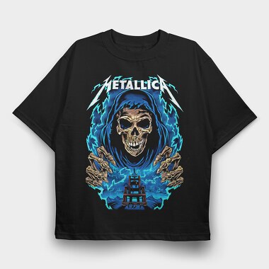 Metallica 7, Tricou Oversize Barbati (Unisex)