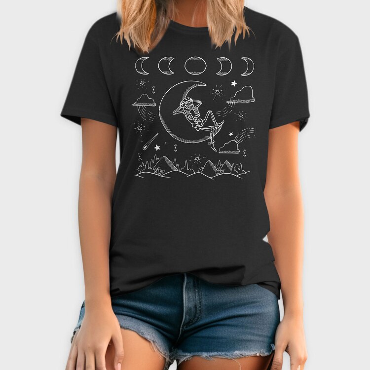 Cottage Skeleton, Tricou Barbati (Unisex)