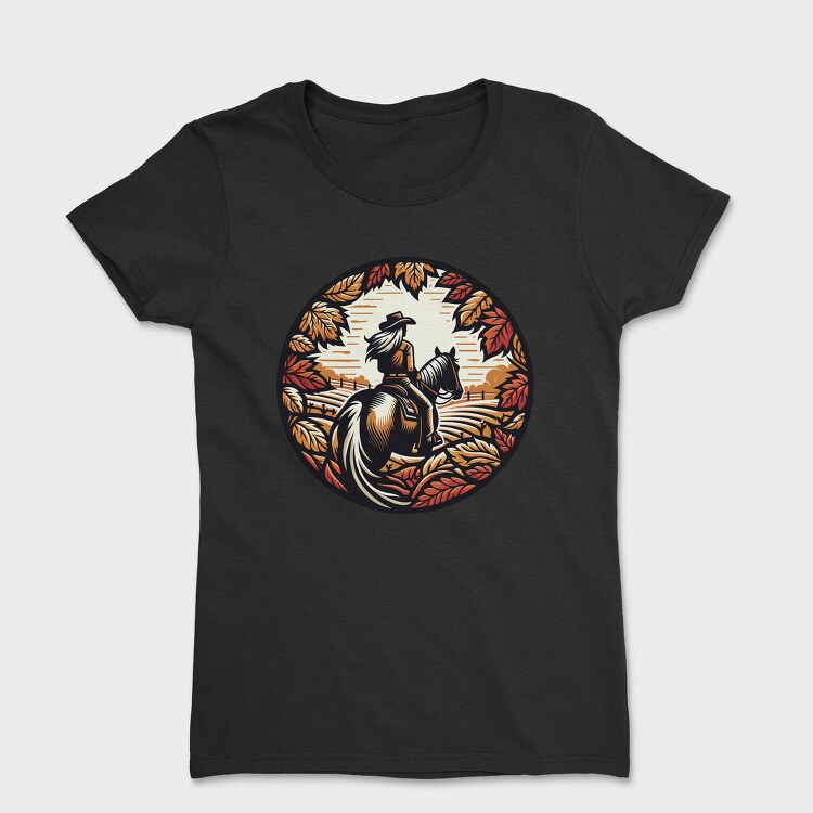 Autumn Cowgirl, Tricou Femei