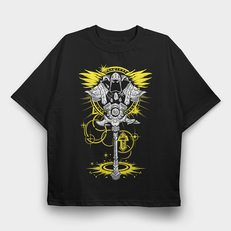 Warcraft 7, Tricou Oversize Barbati (Unisex)